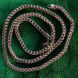 Authentic silver chain.